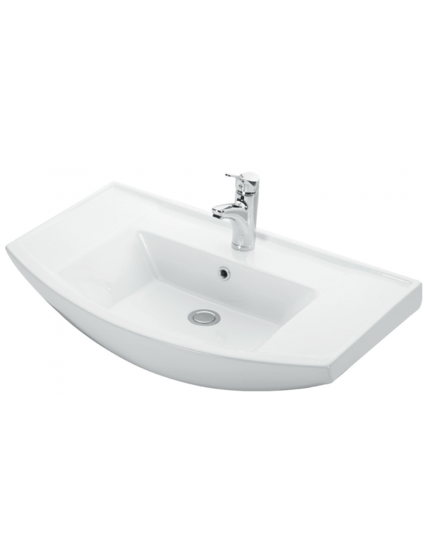 Lavabo sospeso rettangolare BIANNA 80x50x18,5 cm