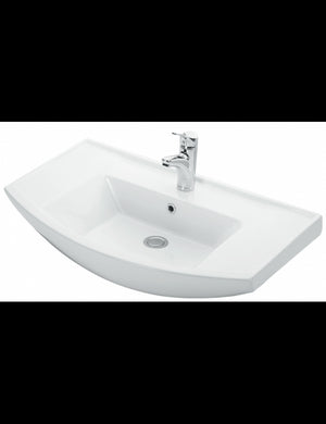 Lavabo sospeso rettangolare BIANNA 80x50x18,5 cm