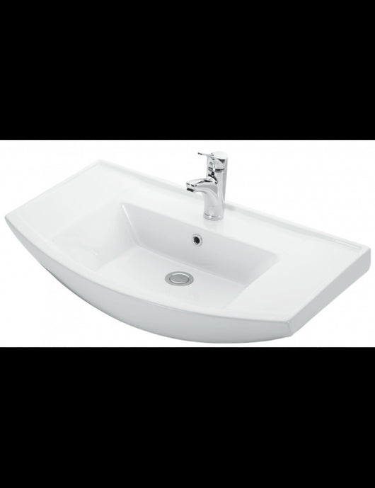 Lavabo sospeso rettangolare BIANNA 80x50x18,5 cm