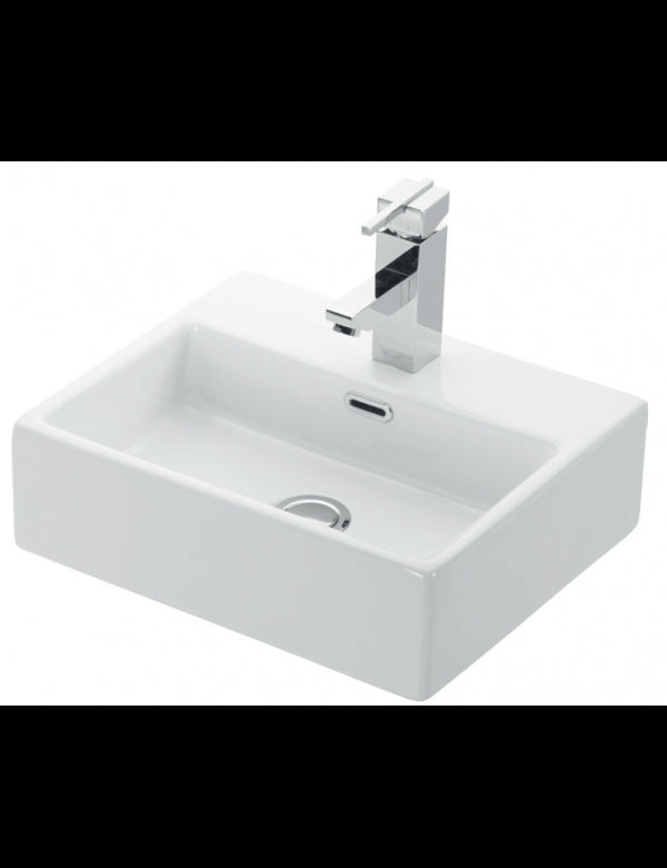 DAPHNE lavabo rettangolare sospeso 43x36x14 cm