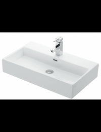 DAPHNE lavabo rettangolare sospeso 50x42x14 cm