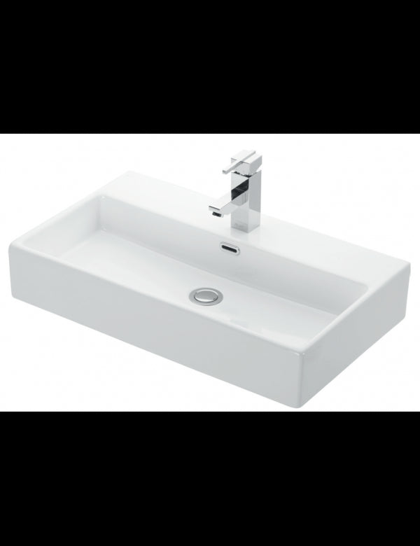 DAPHNE lavabo rettangolare sospeso 50x42x14 cm