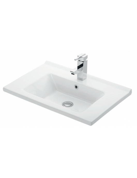 ETNA lavabo rettangolare sospeso 65x45x16,5 cm in porcellana