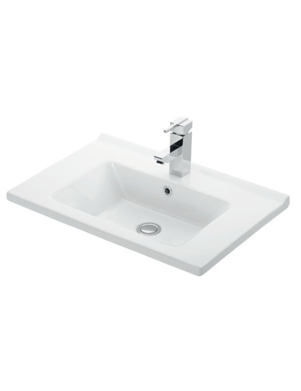 ETNA lavabo rettangolare sospeso 65x45x16,5 cm in porcellana
