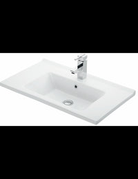 Lavabo rettangolare sospeso ETNA 75x45x16,5 cm in porcellana