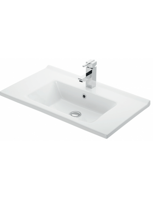Lavabo rettangolare sospeso ETNA 75x45x16,5 cm in porcellana