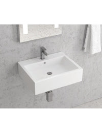 Lavabo sospeso MANJA rettangolare 56x45x15,5 cm