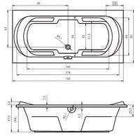 Lavabo sospeso MINI 45x42x10 cm