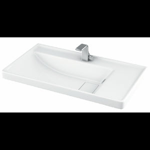 Lavabo sospeso QUATTRO rettangolare 80x45x19 cm