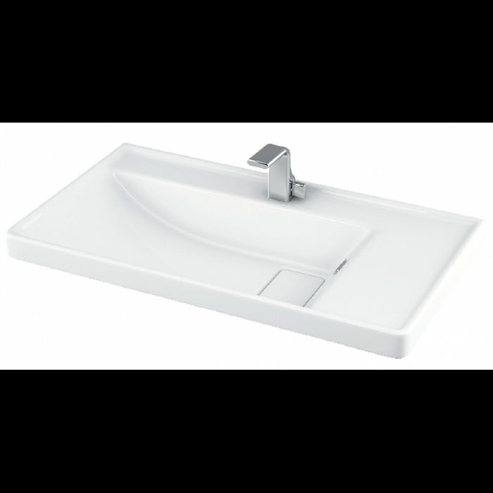 Lavabo sospeso QUATTRO rettangolare 80x45x19 cm