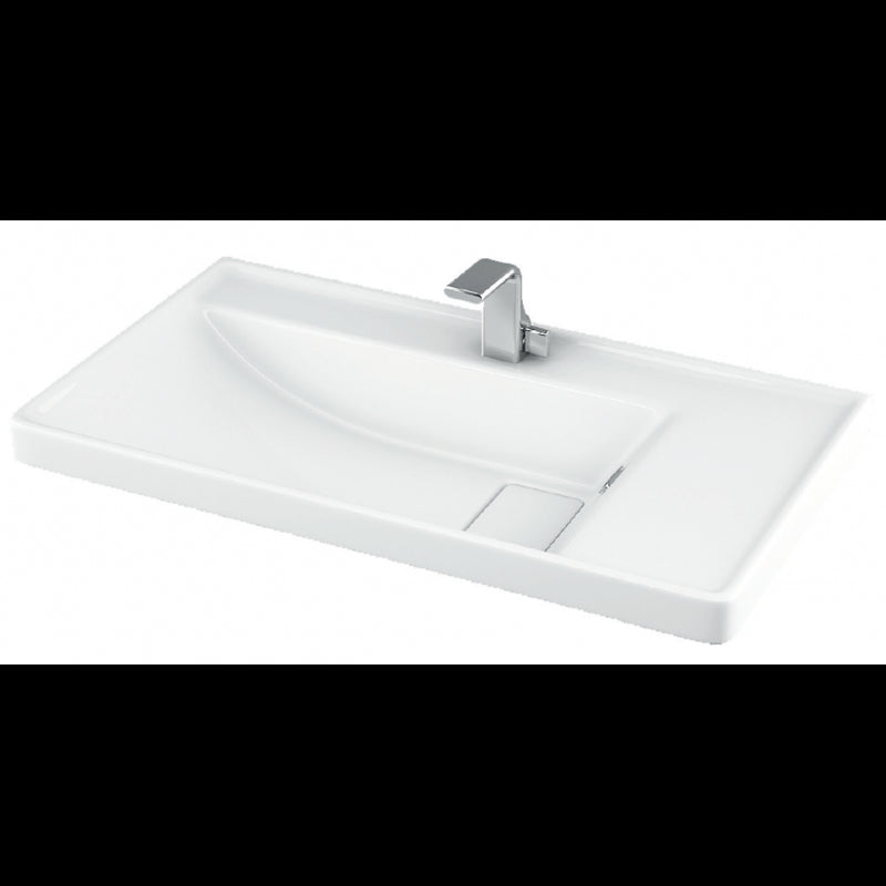 Lavabo sospeso QUATTRO rettangolare 80x45x19 cm