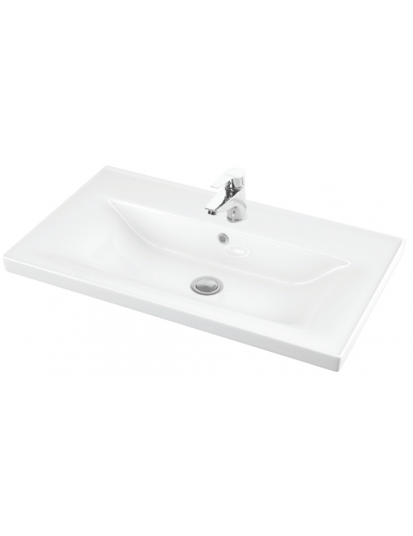 SAVA lavabo rettangolare sospeso 100x46x16,5 cm