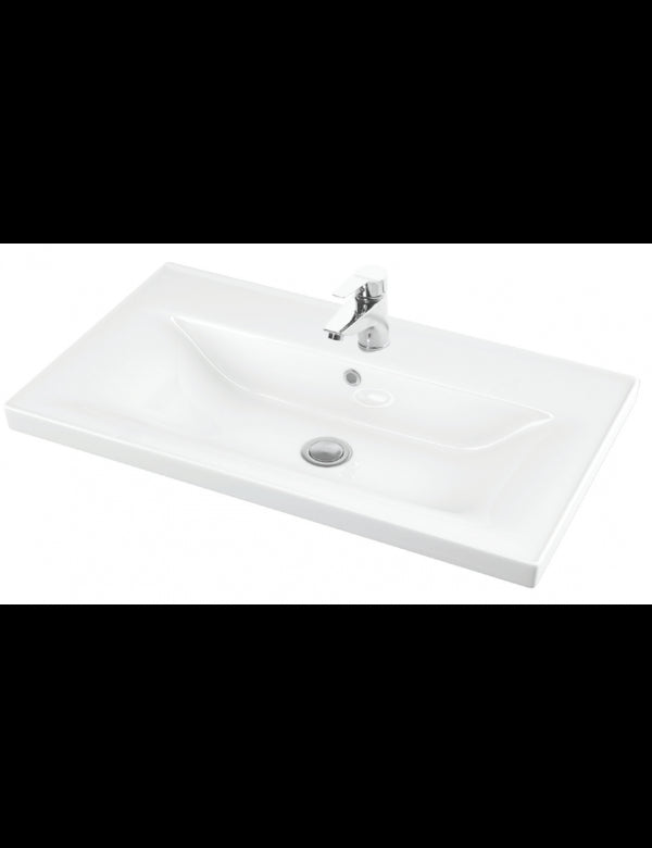SAVA lavabo rettangolare sospeso 100x46x16,5 cm