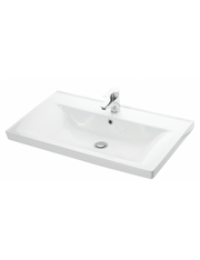 Lavabo rettangolare SAVA sospeso 80x46x16,5 cm