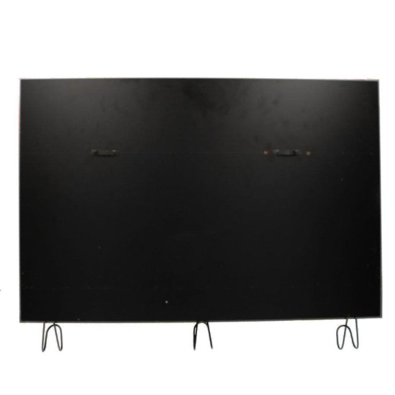 Lavagna con appendino legno 3 posti e gessetto cm 60x40/47x8