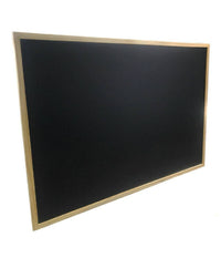 Lavagna Con Cornice In Legno Scrivibile Con Gessetti Gioco Bambini 50x70 Cm         