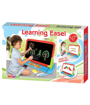 Lavagna Con Supporto Da Tavolo O Pavimento Con Accessori Puzzle Lettere Numeri         