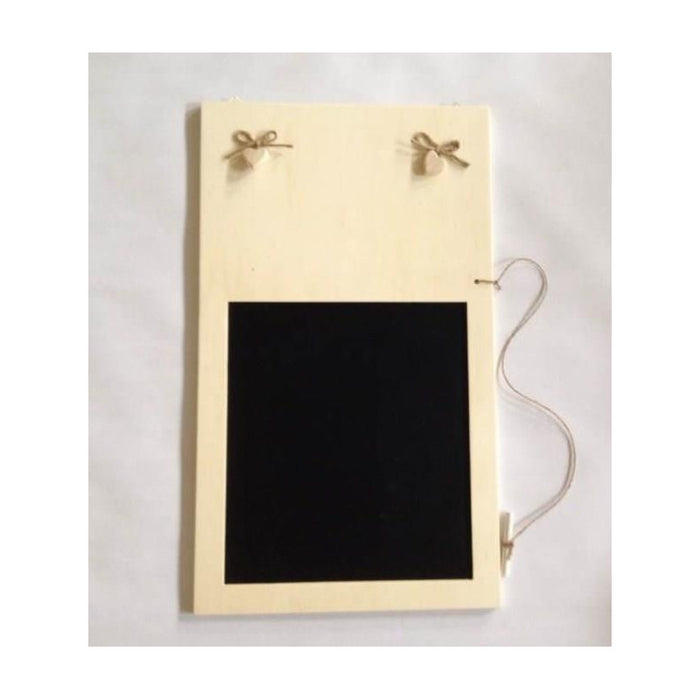 Lavagna in balsa con cuori