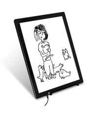 Lavagna Insegna Luminosa A Led Riscrivibile 40x60 Per Pub Ristorante Bar Negozio         