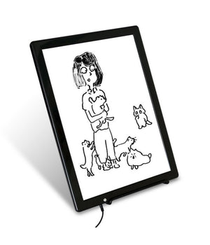 Lavagna Insegna Luminosa A Led Riscrivibile 40x60 Per Pub Ristorante Bar Negozio         