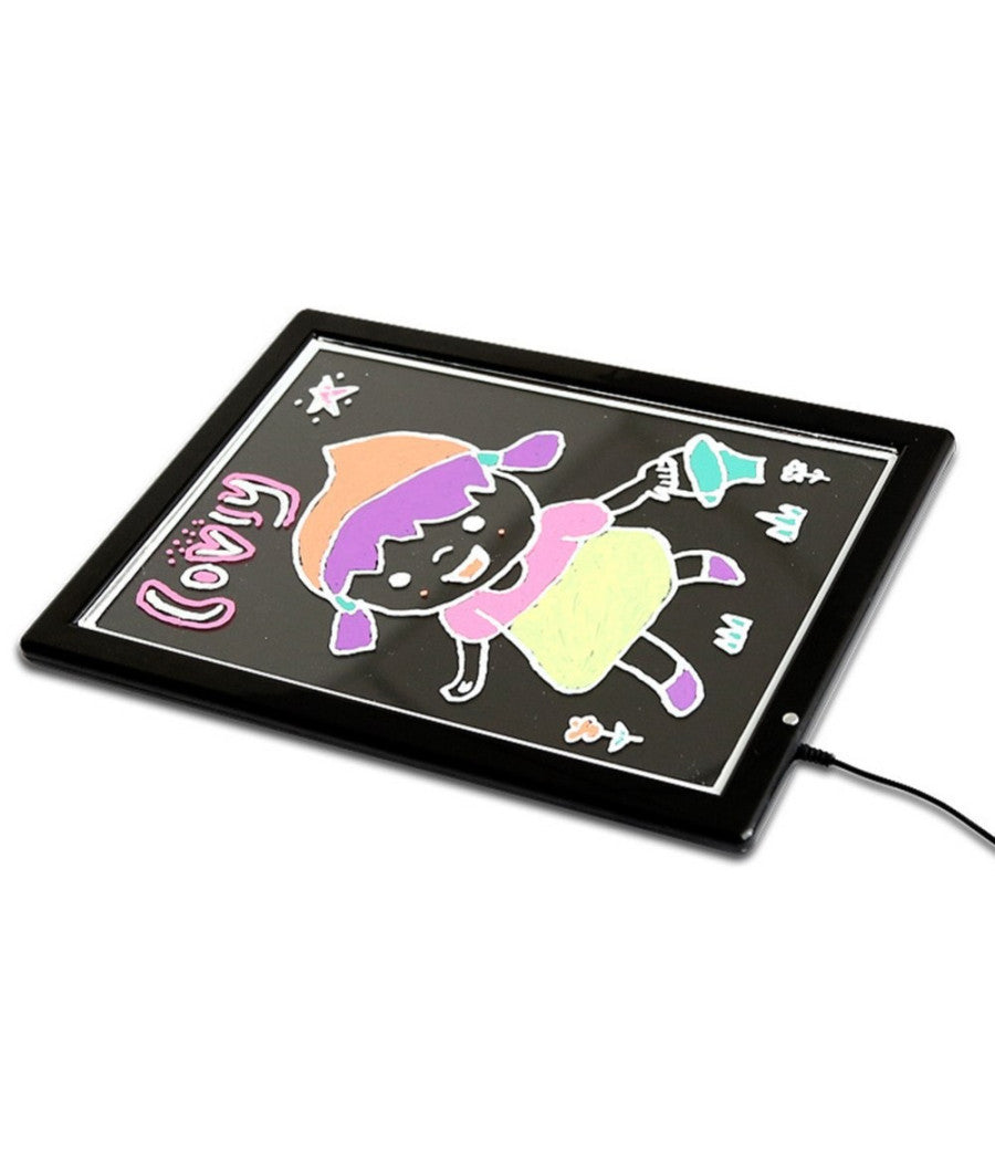 Lavagna Insegna Luminosa A Led Riscrivibile 40x60 Per Pub Ristorante Bar Negozio         