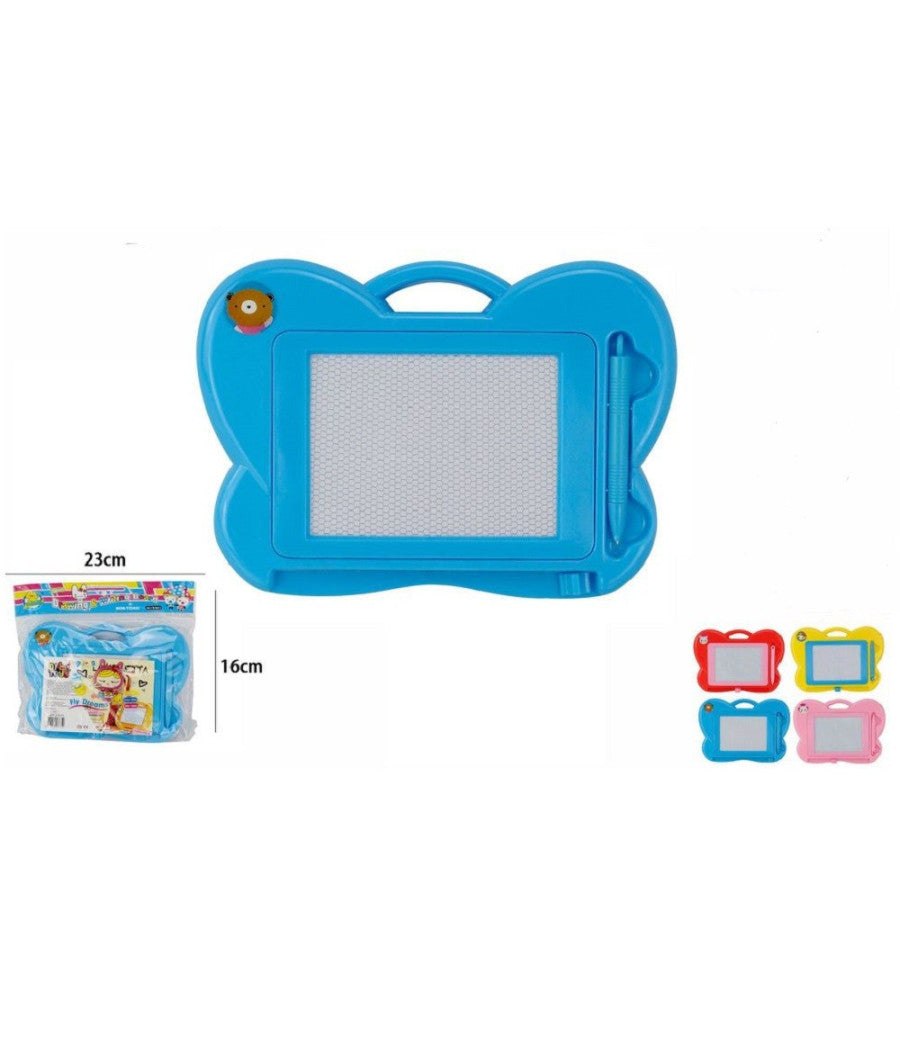 Lavagna Magica A Forma Di Farfalla Con Penna Formine Cancellabile Bambini 07675         