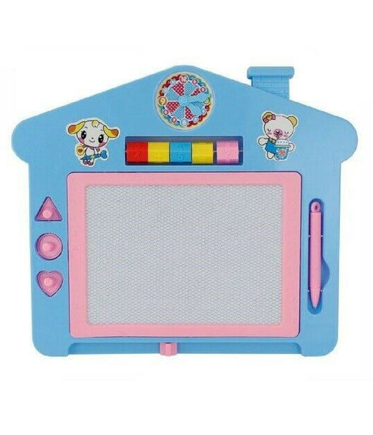Lavagna Magica Casetta Con Pennarello Formine Cancellabile Bambini Bimbi 07678         