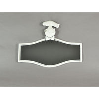 Lavagna metallo cuoco rettangolare svasato cm 54,5x41x2