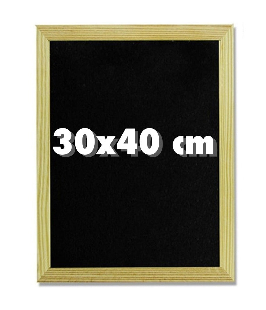 Lavagna Nera Per Gessetto 30 X 40 Cm Lavagnetta Casa Ufficio Scuola         