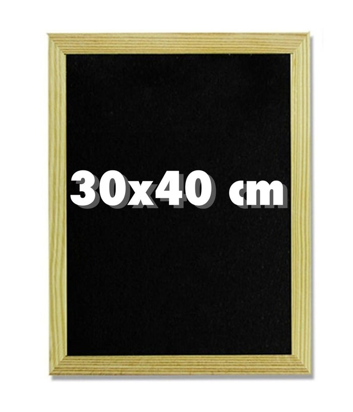 Lavagna Nera Per Gessetto 30 X 40 Cm Lavagnetta Casa Ufficio Scuola         