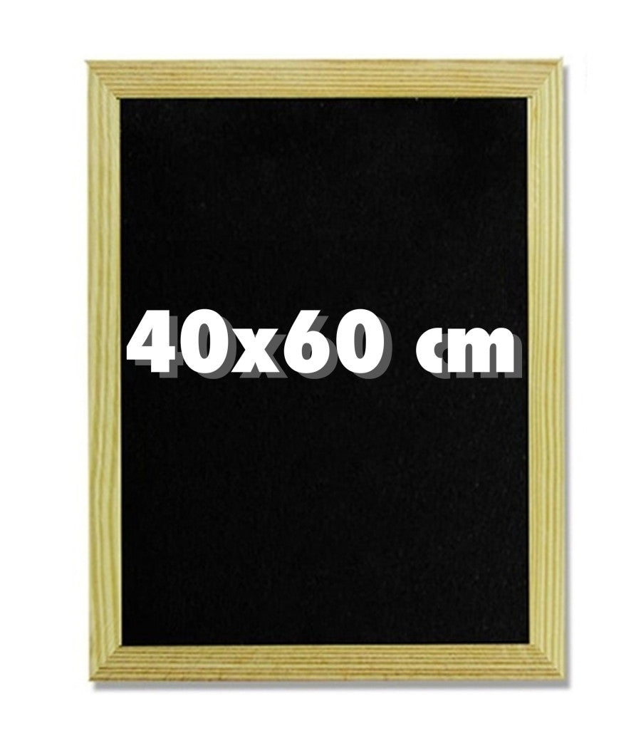 Lavagna Nera Per Gessetto 40 X 60 Cm Lavagnetta Casa Ufficio Scuola         