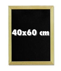 Lavagna Nera Per Gessetto 40 X 60 Cm Lavagnetta Casa Ufficio Scuola         