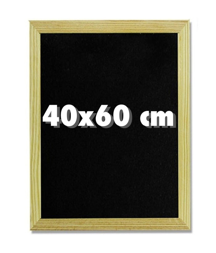 Lavagna Nera Per Gessetto 40 X 60 Cm Lavagnetta Casa Ufficio Scuola         