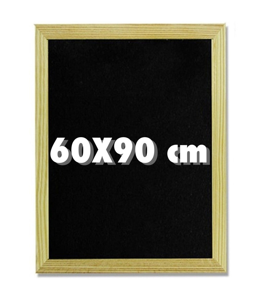 Lavagna Nera Per Gessetto 60 X 90 Cm Lavagnetta Casa Ufficio Scuola         