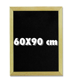 Lavagna Nera Per Gessetto 60 X 90 Cm Lavagnetta Casa Ufficio Scuola         