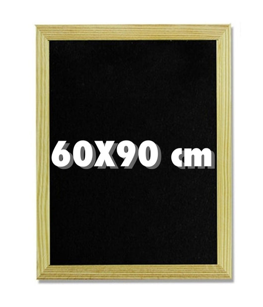 Lavagna Nera Per Gessetto 60 X 90 Cm Lavagnetta Casa Ufficio Scuola         