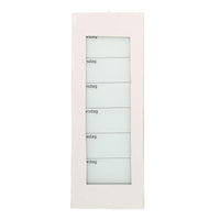 Lavagna vetro settimana con pennarello cm 20x60x0,5