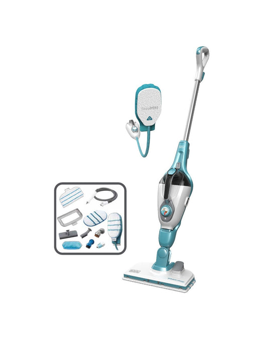 Lavapavimenti a Vapore Black+Decker FSMH1321JSM con Guanto 1.300 W Steam Mop - Black&Decker