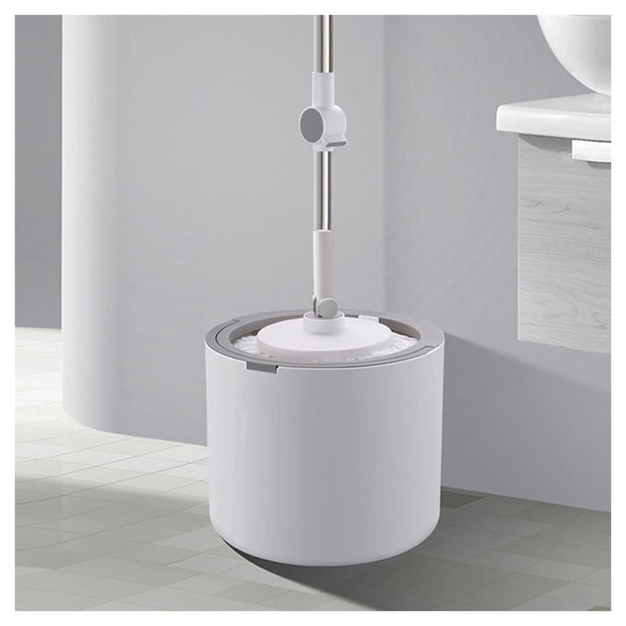 Trade Shop - Lavapavimenti Casa Secchio Per Testa Mocio In Microfibra Rotante Attrezzi Per Pulizia -