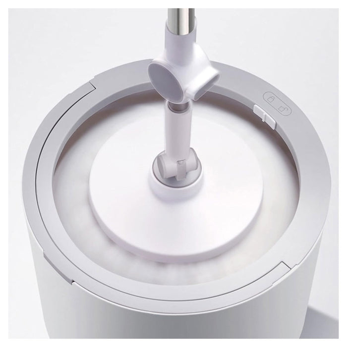 Trade Shop - Lavapavimenti Casa Secchio Per Testa Mocio In Microfibra Rotante Attrezzi Per Pulizia -