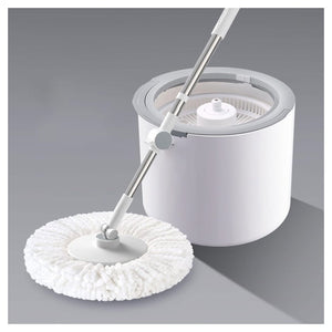 Trade Shop - Lavapavimenti Casa Secchio Per Testa Mocio In Microfibra Rotante Attrezzi Per Pulizia -