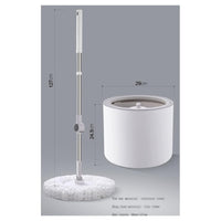 Trade Shop - Lavapavimenti Casa Secchio Per Testa Mocio In Microfibra Rotante Attrezzi Per Pulizia -