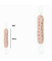 Lavaschiena Spugna A Rete Esfoliante Bagno Doccia A Treccia Scrubber 79589 Rosa         
