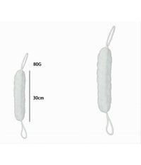 Lavaschiena Spugna Rete Esfoliante Bagno Doccia A Treccia Scrubber 79588 Bianco         