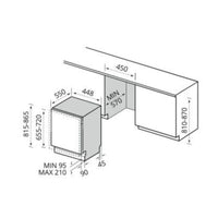 Lavastoviglie incasso 45 centimetri 10 coperti Master Kitchen MKDWFI450710EPE classe E