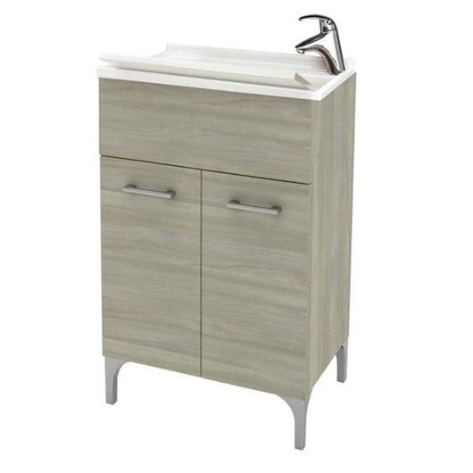 Lavatoio 2 ante da cm 50x50 colore rovere grigio - HDcasa