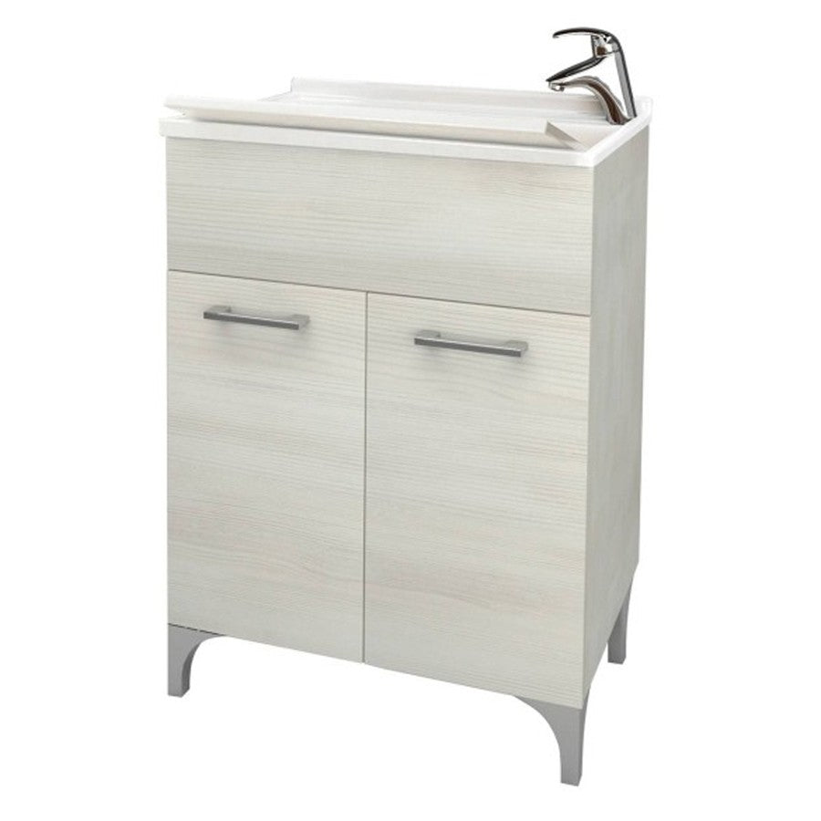 Lavatoio 2 ante da cm 60x50 colore rovere bianco