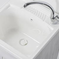 Lavatoio 2 ante da cm 60x50 colore rovere bianco