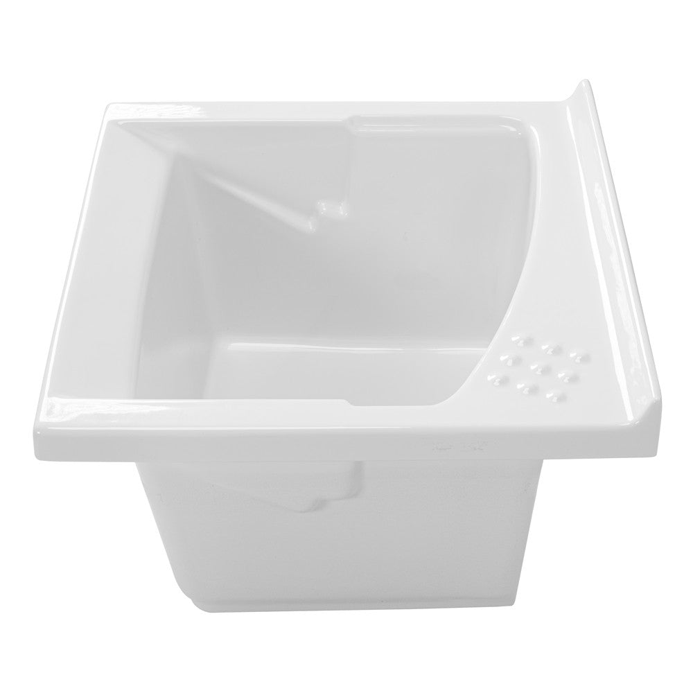 Lavatoio in ceramica 61x61 cm ad incasso per mobile modello Revine