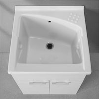 Lavatoio in ceramica 61x61 cm ad incasso per mobile modello Revine